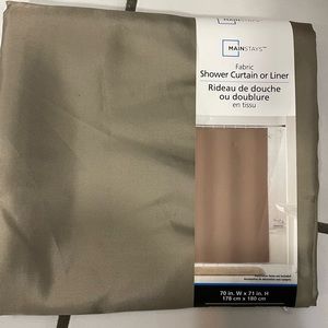 NWOT shower curtain/liner